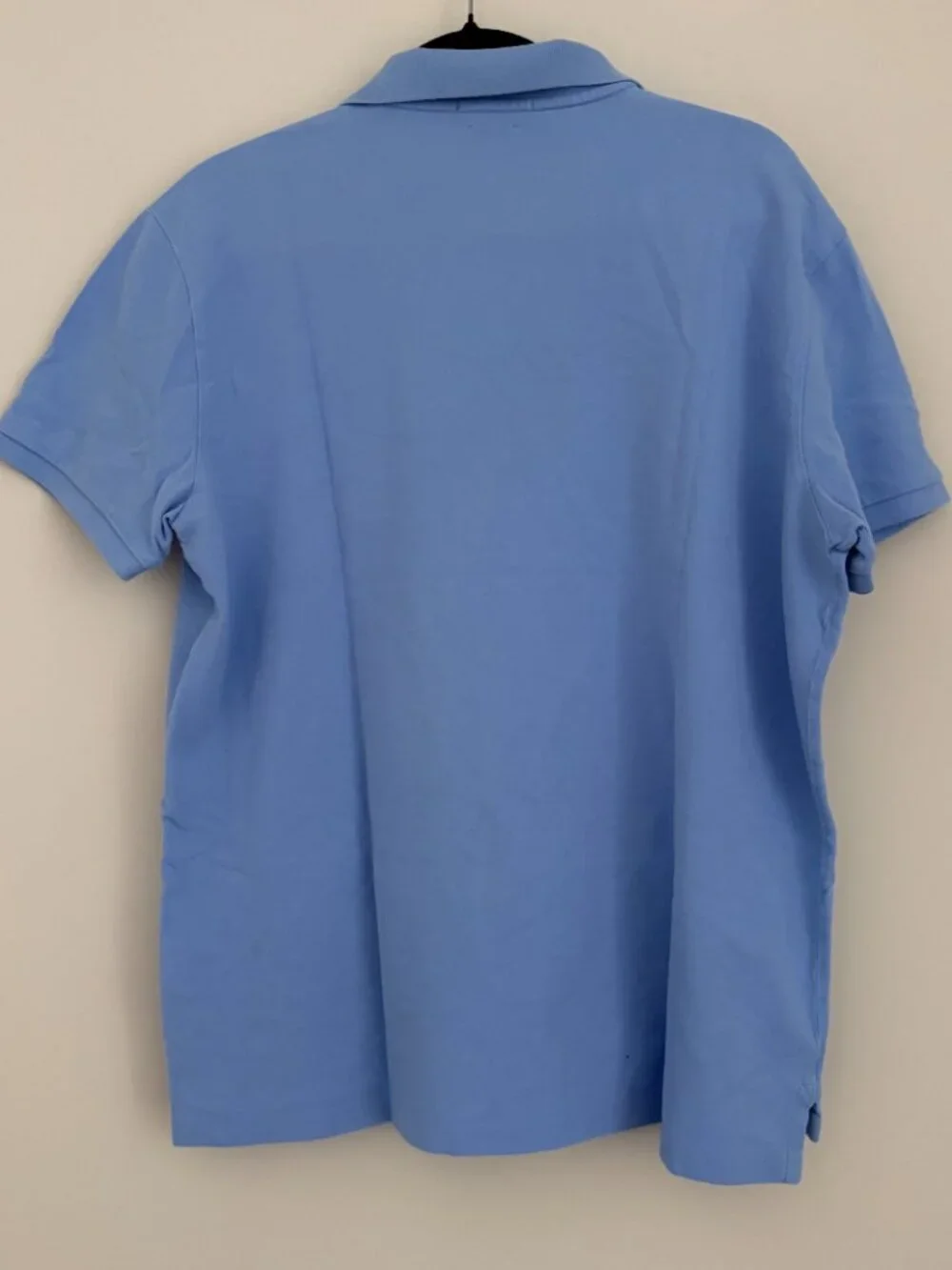 Polo Ralph Lauren Bristol Blue Slim Fit Mesh Polo Yellow Pony Preppy XL